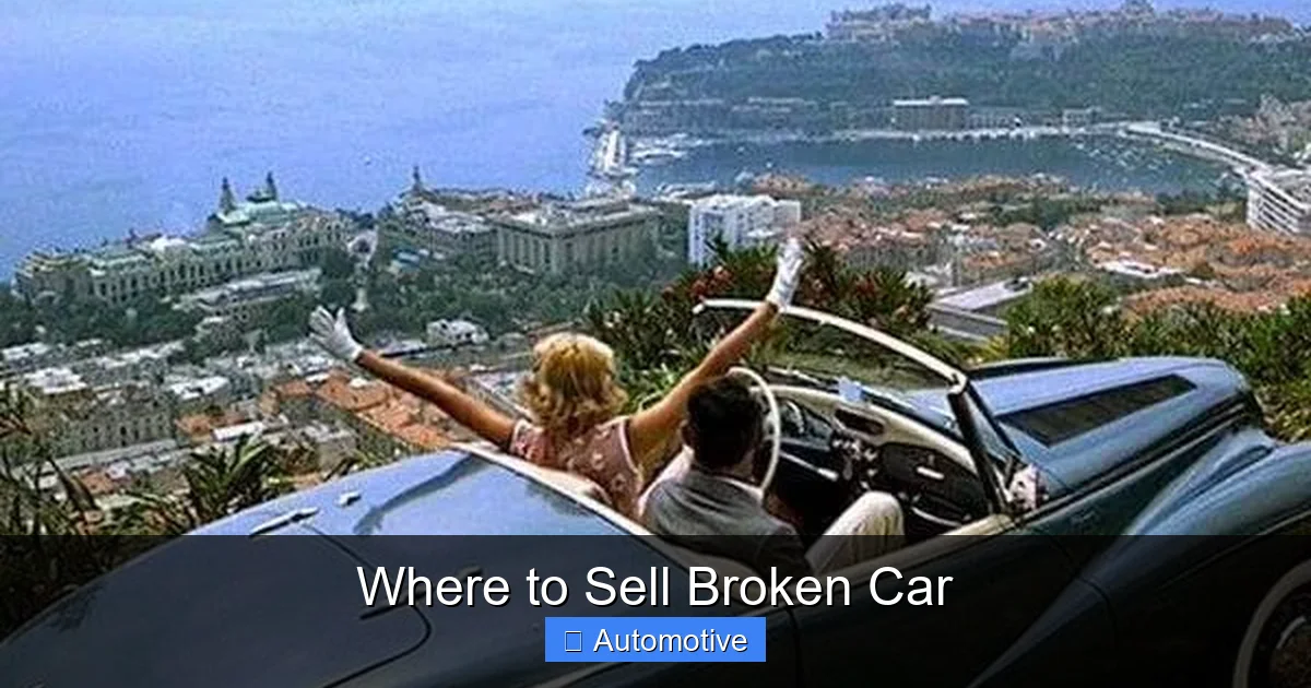 Where to Sell Broken Car