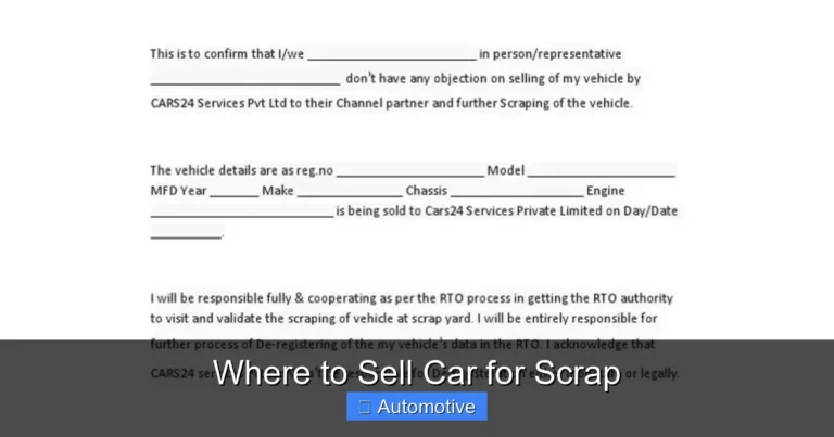 Where to Sell Car for Scrap