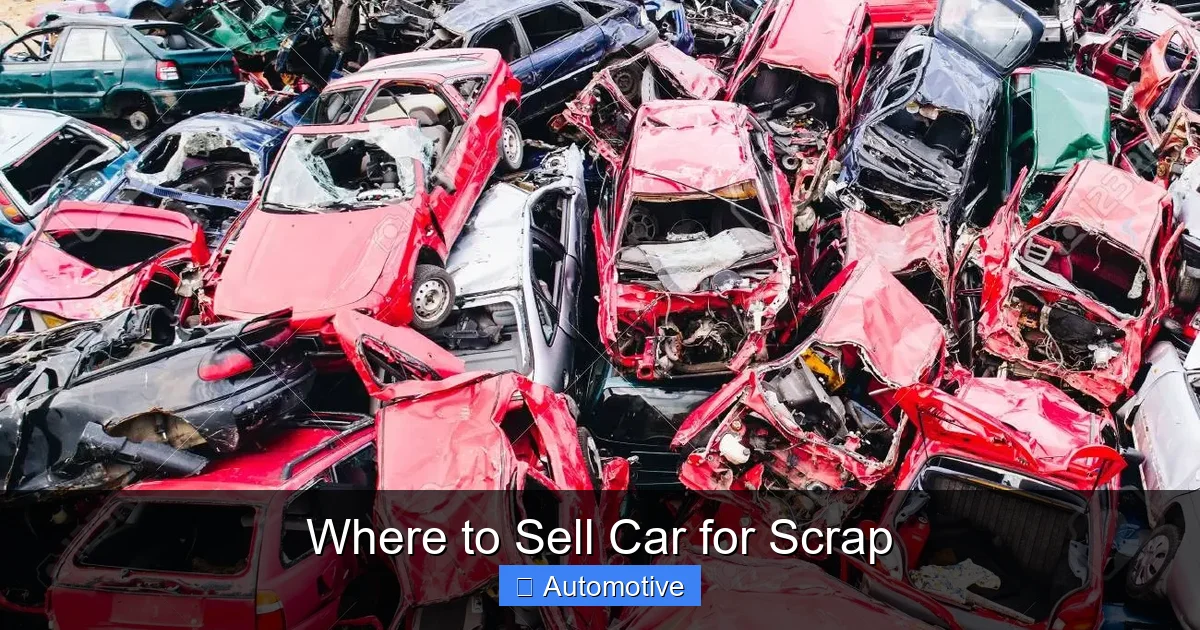 Where to Sell Car for Scrap