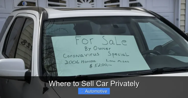 Where to Sell Car Privately