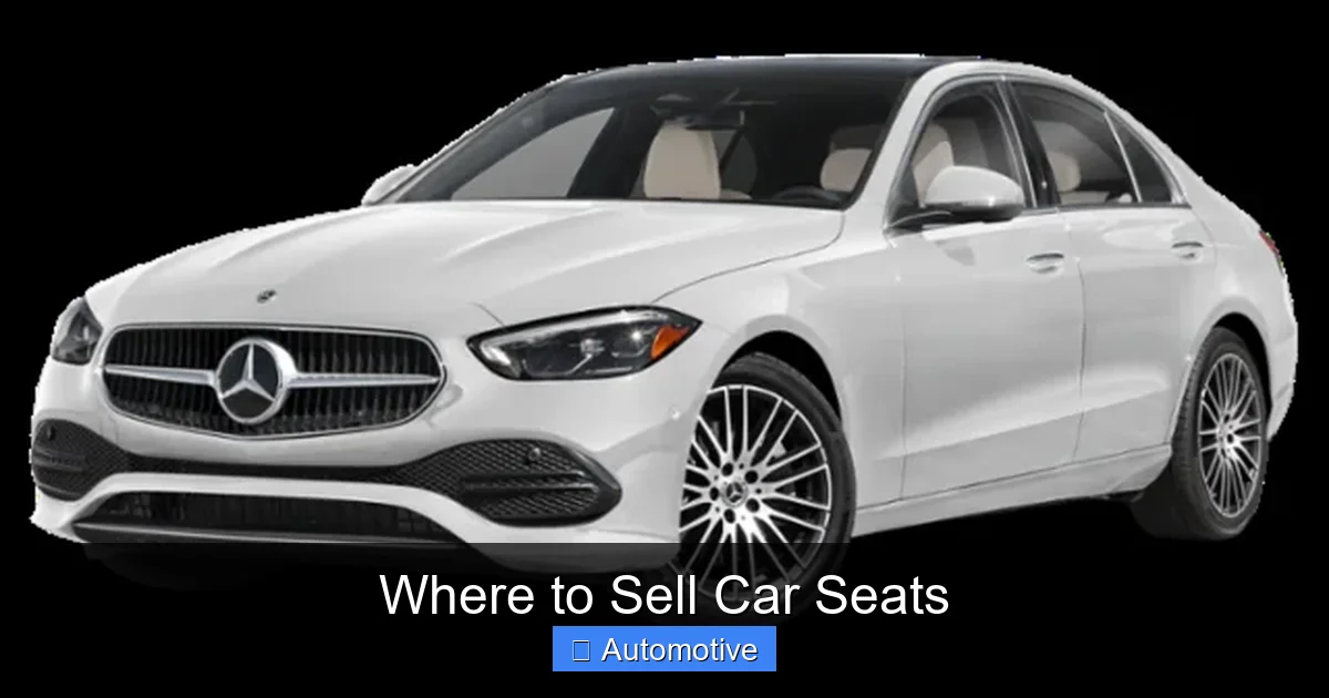 Where to Sell Car Seats