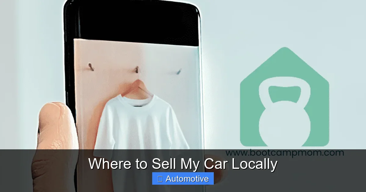 Where to Sell My Car Locally