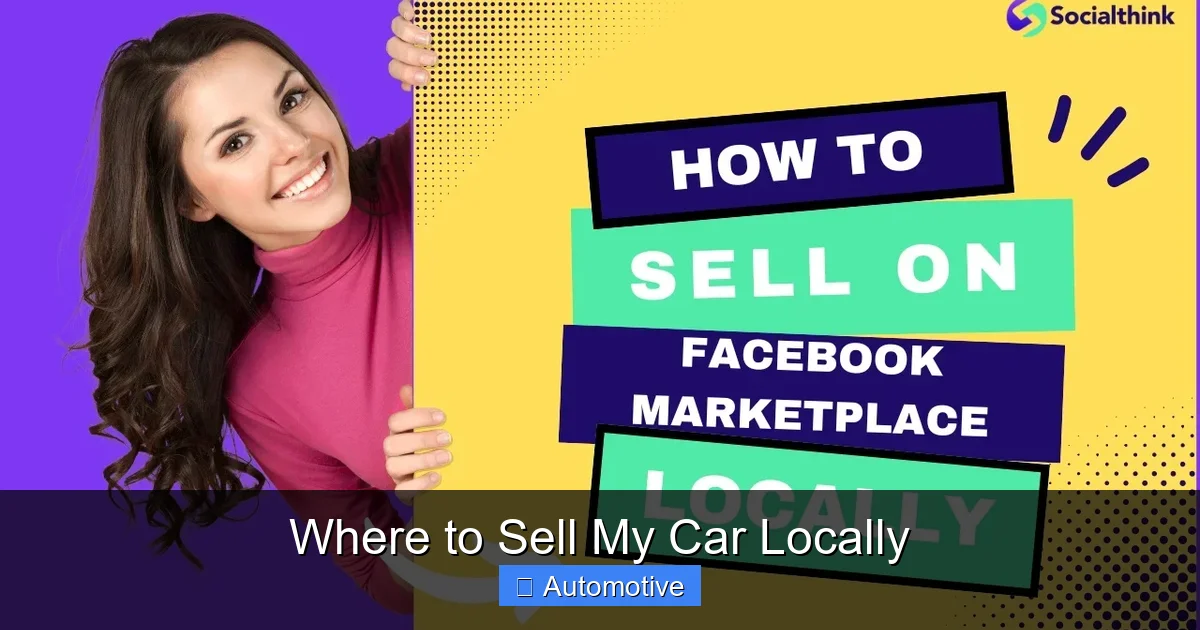 Where to Sell My Car Locally