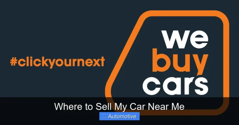 Where to Sell My Car Near Me