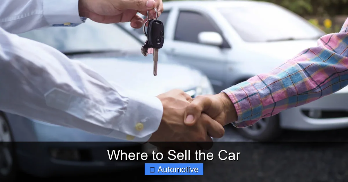 Where to Sell the Car
