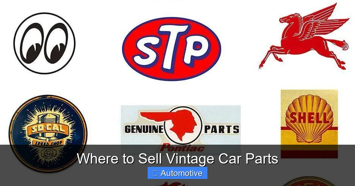Where to Sell Vintage Car Parts