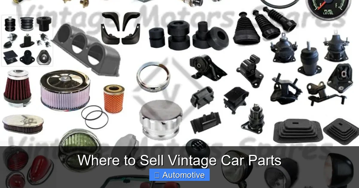 Where to Sell Vintage Car Parts