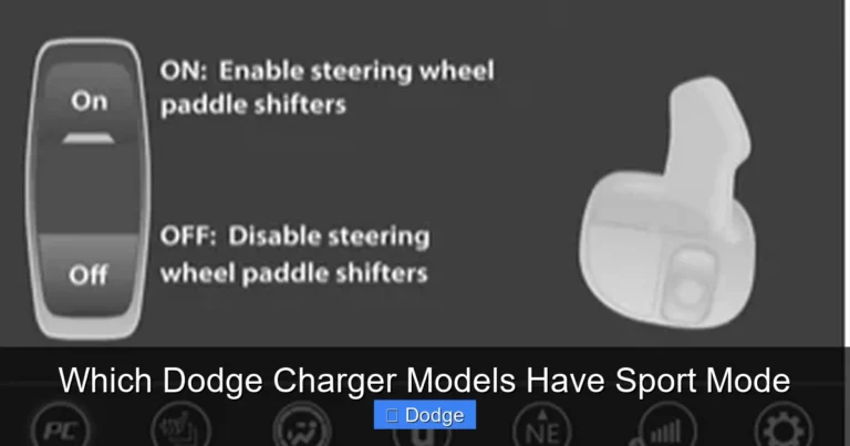 Which Dodge Charger Models Have Sport Mode
