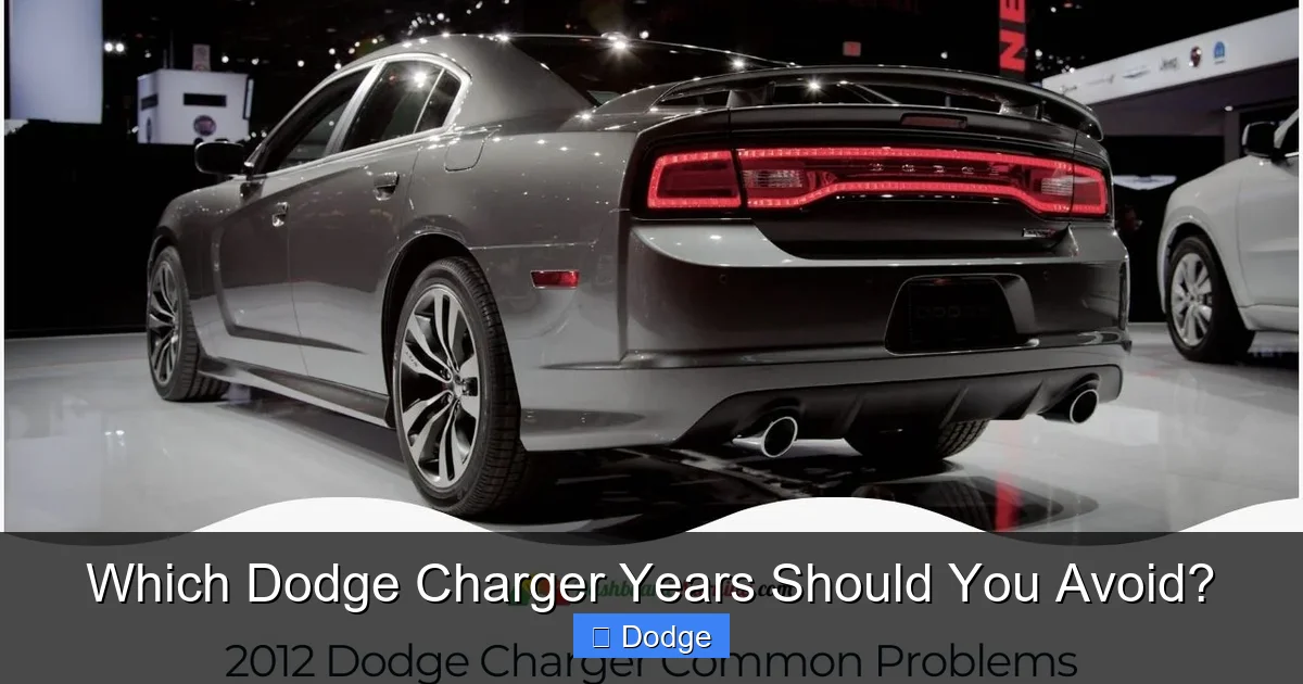 Which Dodge Charger Years Should You Avoid?