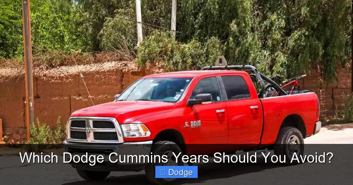 Which Dodge Cummins Years Should You Avoid?