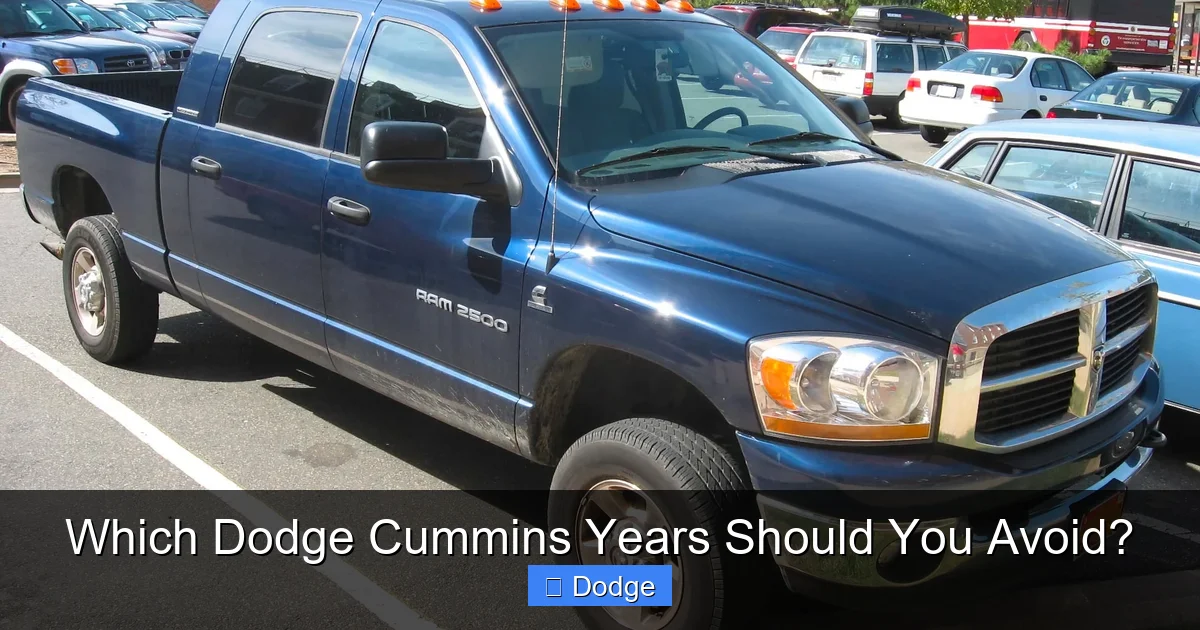 Which Dodge Cummins Years Should You Avoid?