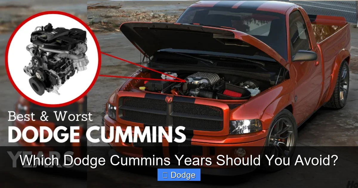 Which Dodge Cummins Years Should You Avoid?