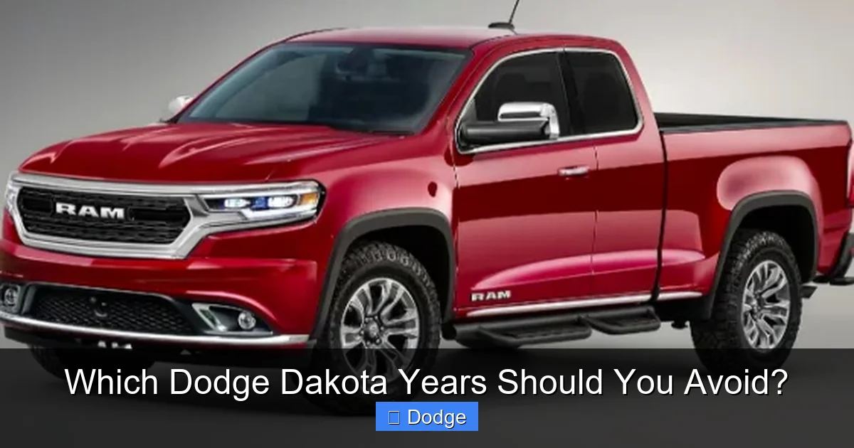 Which Dodge Dakota Years Should You Avoid?