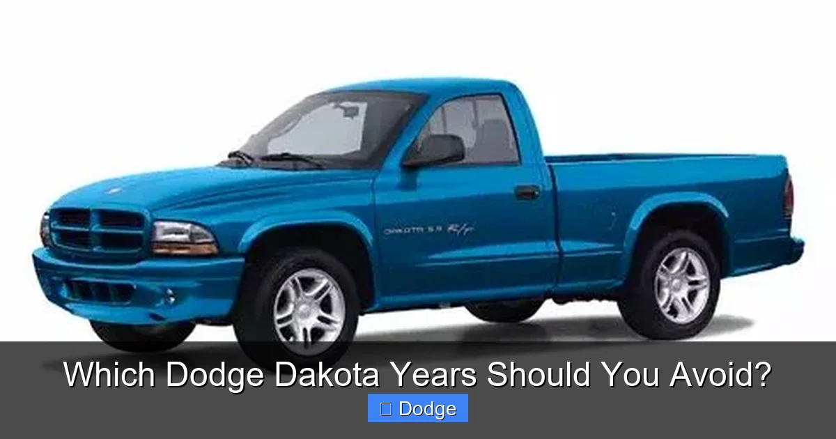 Which Dodge Dakota Years Should You Avoid?