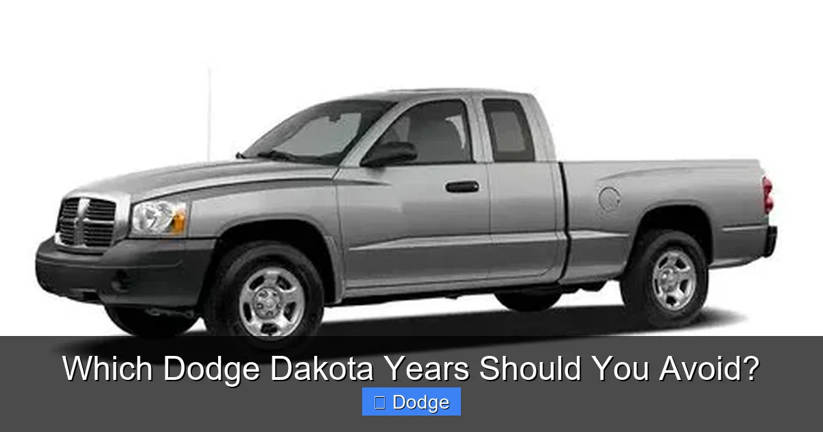 Which Dodge Dakota Years Should You Avoid?