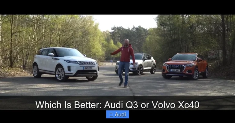Which Is Better: Audi Q3 or Volvo Xc40