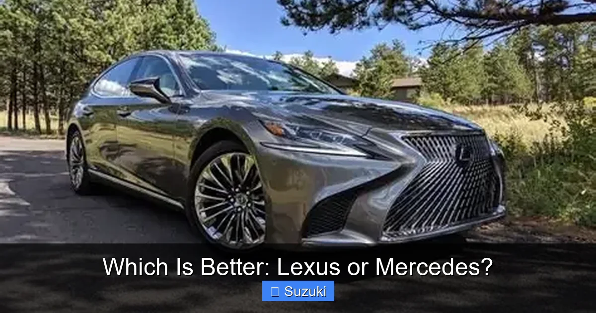 Which Is Better: Lexus or Mercedes?