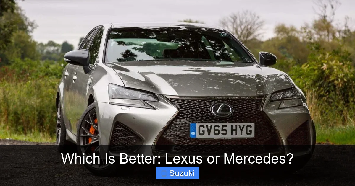 Which Is Better: Lexus or Mercedes?