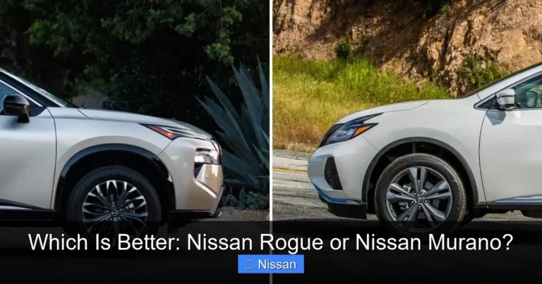 Which Is Better: Nissan Rogue or Nissan Murano?