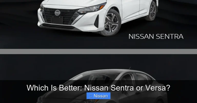 Which Is Better: Nissan Sentra or Versa?