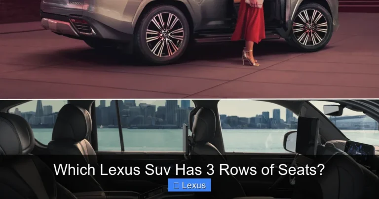 Which Lexus Suv Has 3 Rows of Seats?