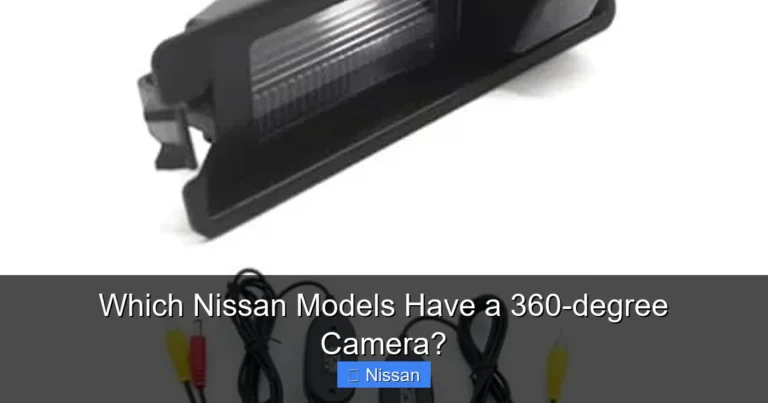 Which Nissan Models Have a 360-degree Camera?