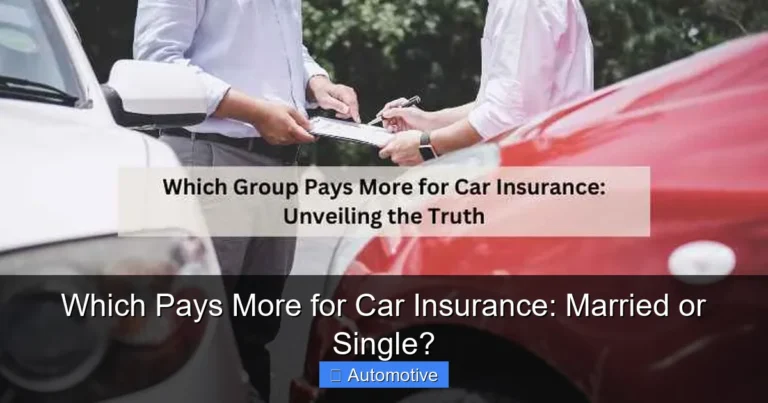 Which Pays More for Car Insurance: Married or Single?
