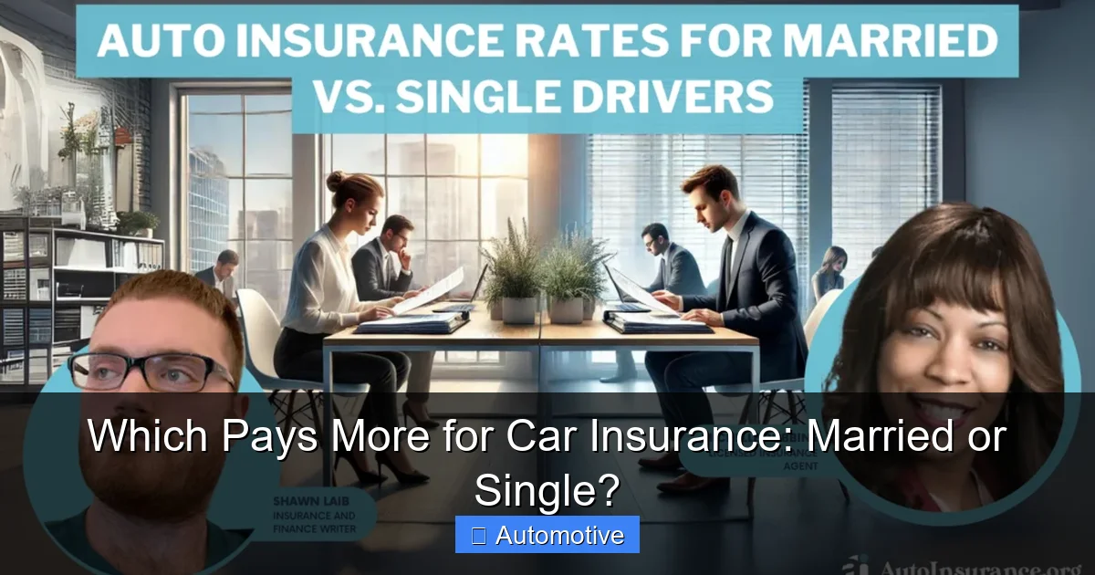 Which Pays More for Car Insurance: Married or Single?