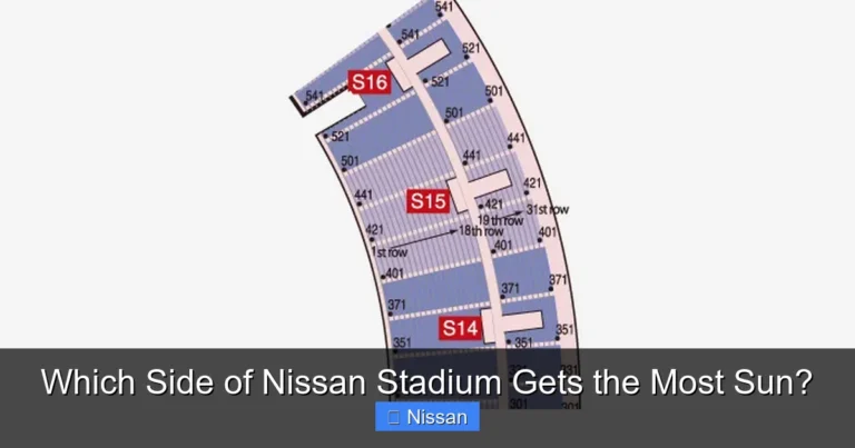 Which Side of Nissan Stadium Gets the Most Sun?
