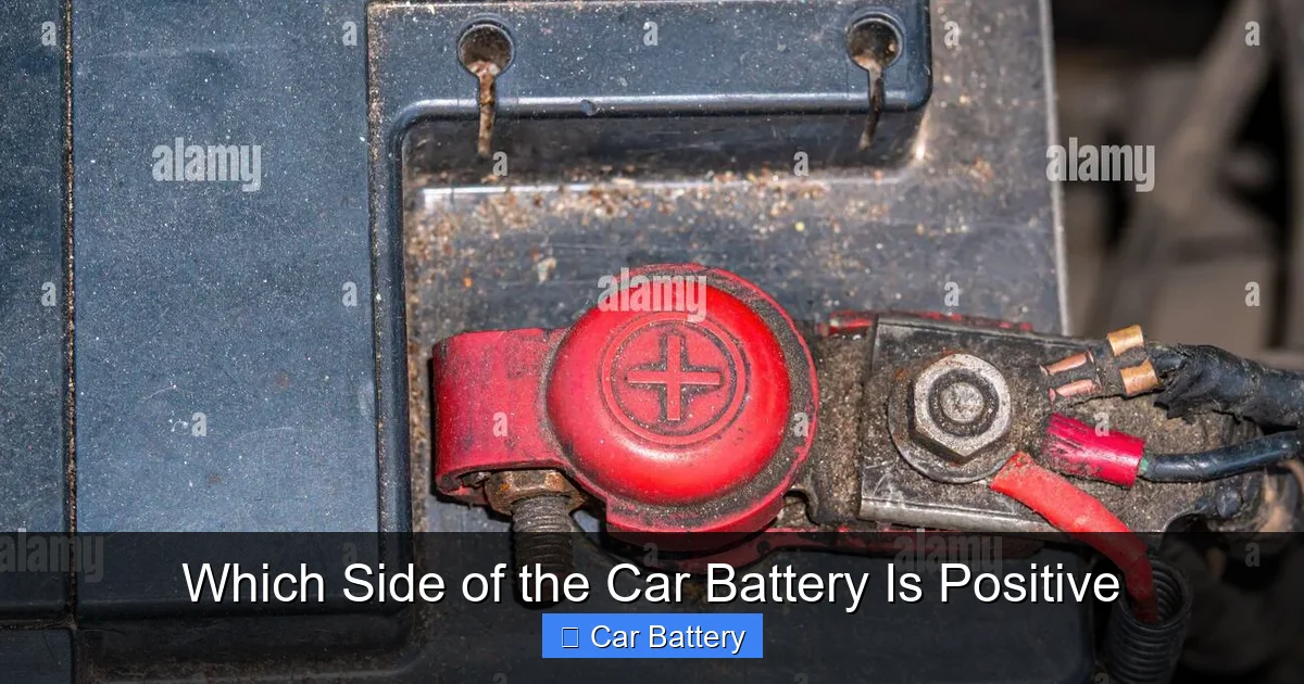 Which Side of the Car Battery Is Positive
