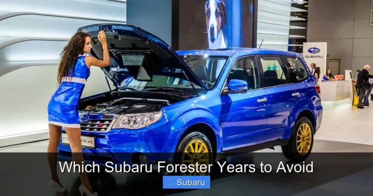 Which Subaru Forester Years to Avoid