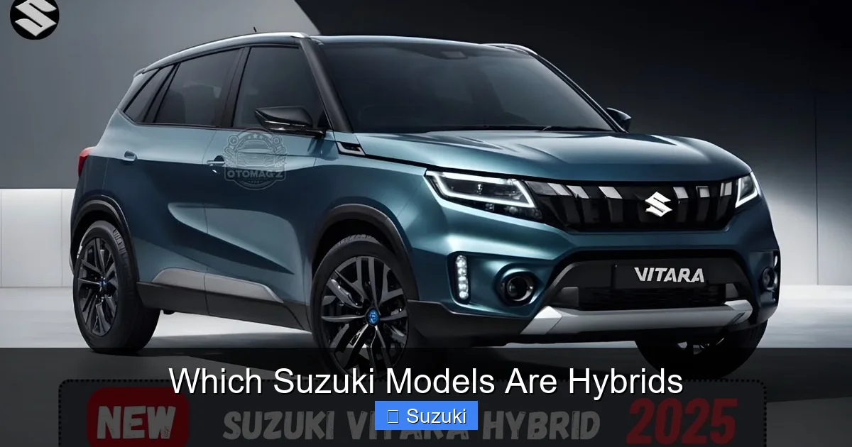 Which Suzuki Models Are Hybrids