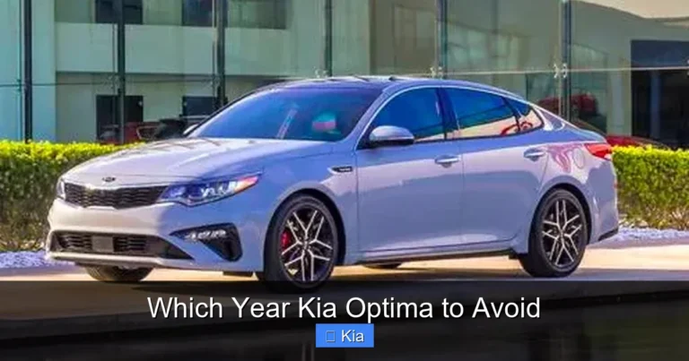 Which Year Kia Optima to Avoid