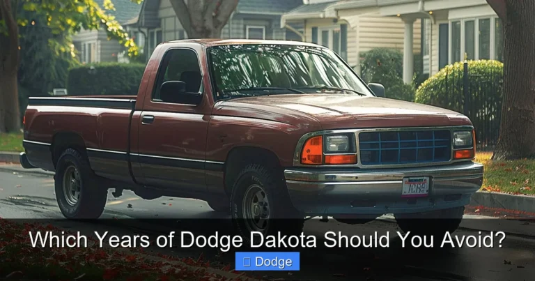Which Years of Dodge Dakota Should You Avoid?