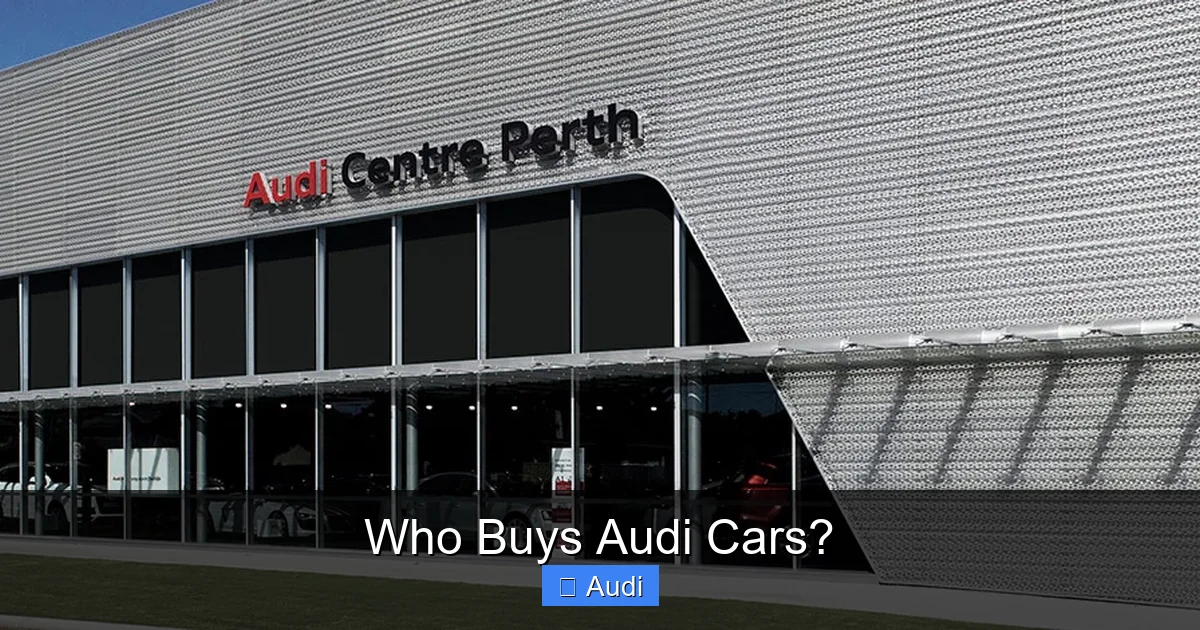 Who Buys Audi Cars?
