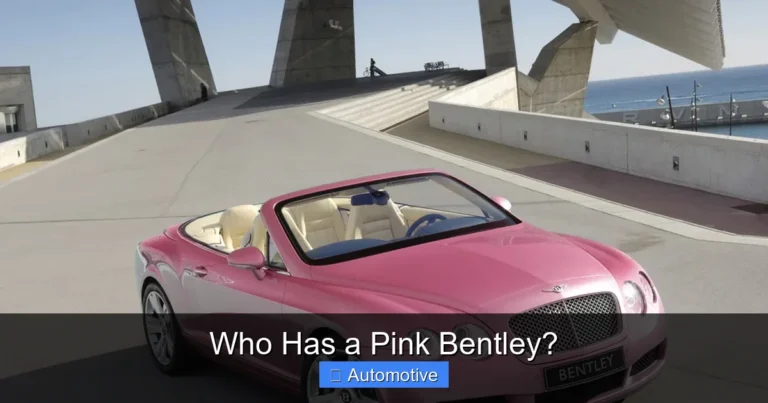 Who Has a Pink Bentley?