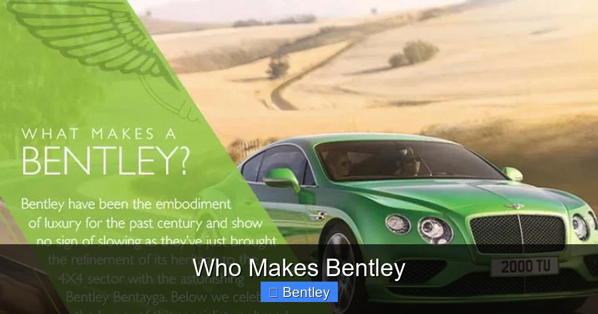 Who Makes Bentley