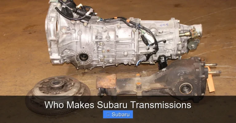 Who Makes Subaru Transmissions