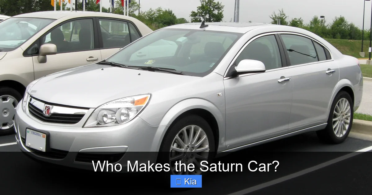 Who Makes the Saturn Car?