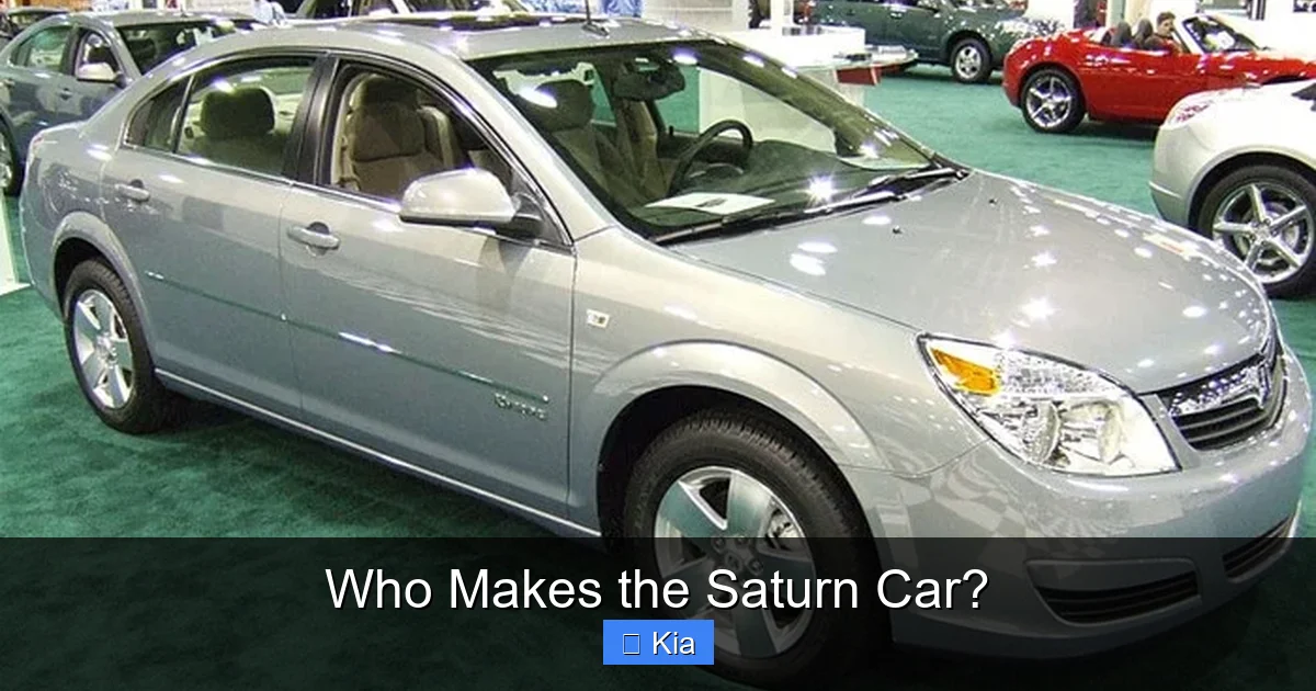 Who Makes the Saturn Car?