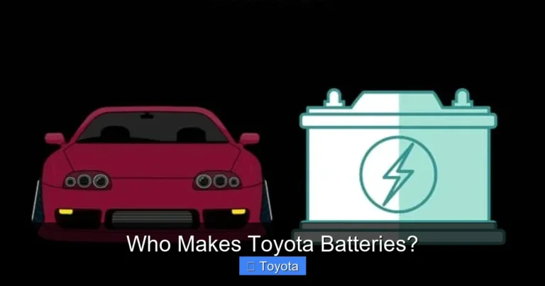 Who Makes Toyota Batteries?