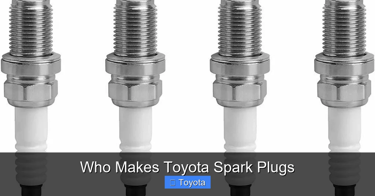 Who Makes Toyota Spark Plugs