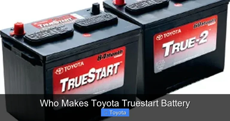 Who Makes Toyota Truestart Battery