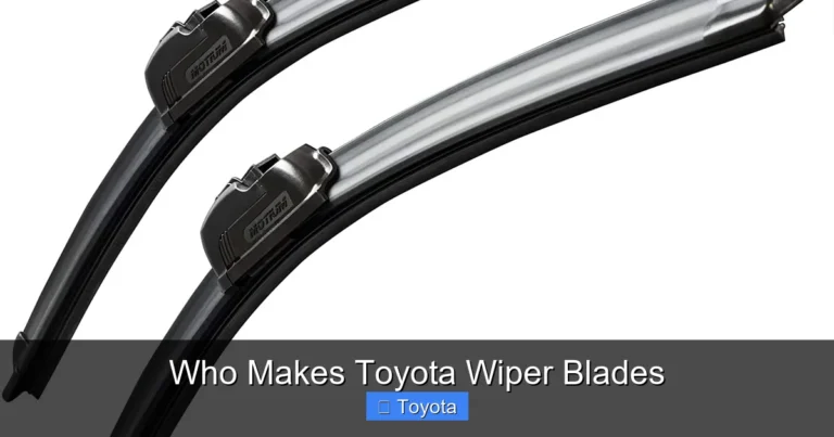 Who Makes Toyota Wiper Blades