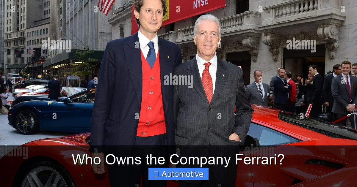 Who Owns the Company Ferrari?