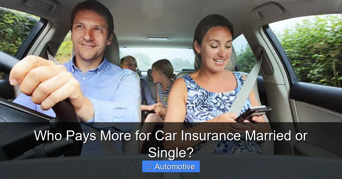 Who Pays More for Car Insurance Married or Single?