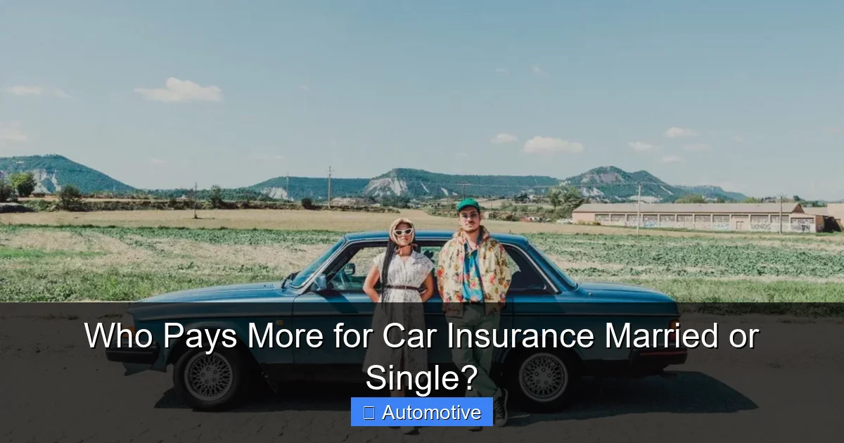 Who Pays More for Car Insurance Married or Single?