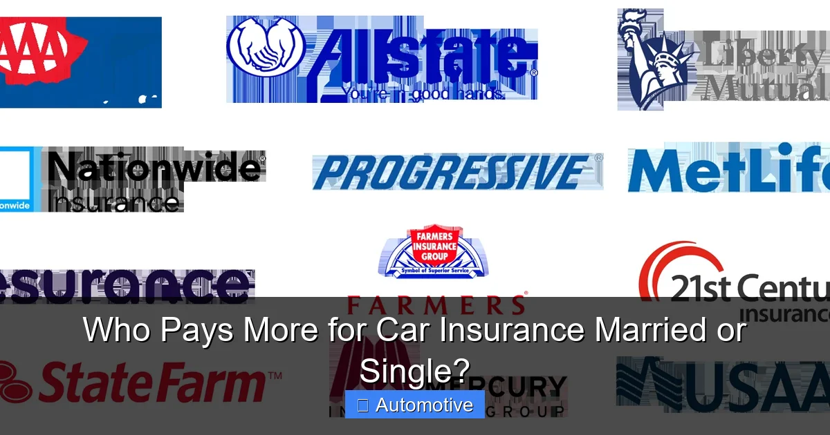 Who Pays More for Car Insurance Married or Single?