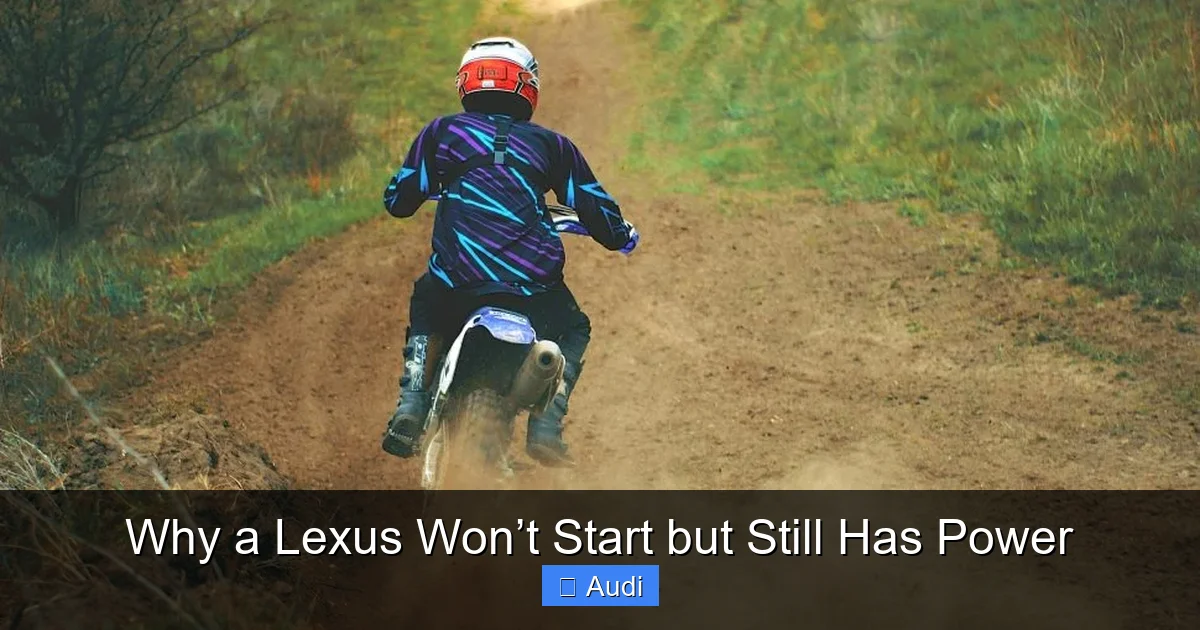 Why a Lexus Won’t Start but Still Has Power