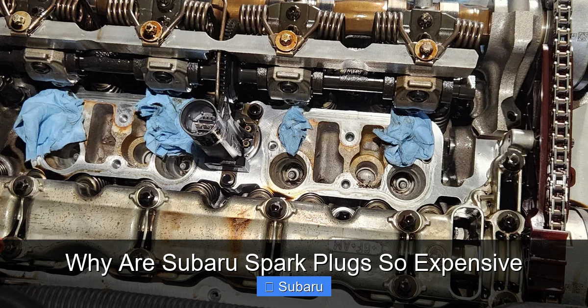 Why Are Subaru Spark Plugs So Expensive